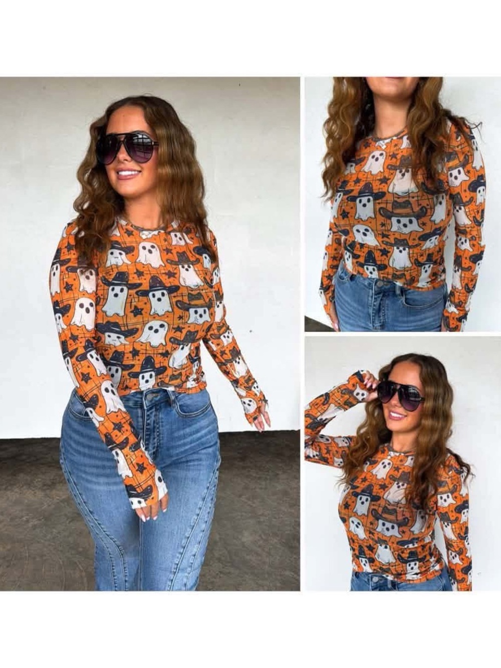 Halloween Mesh Top